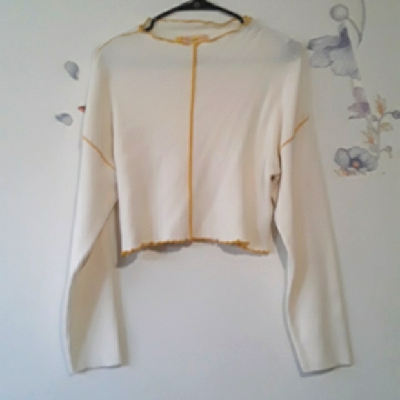 Urban Outfitter Long Sleeve Crop Top size S - Picture 2 of 7
